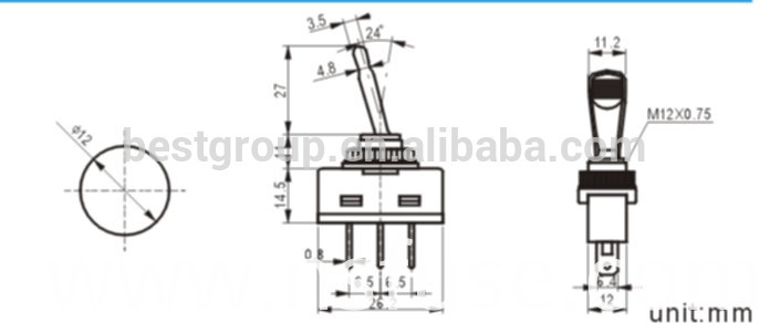 Momentary Switch Momentary Duckbill Toggle Switch (FBELE)